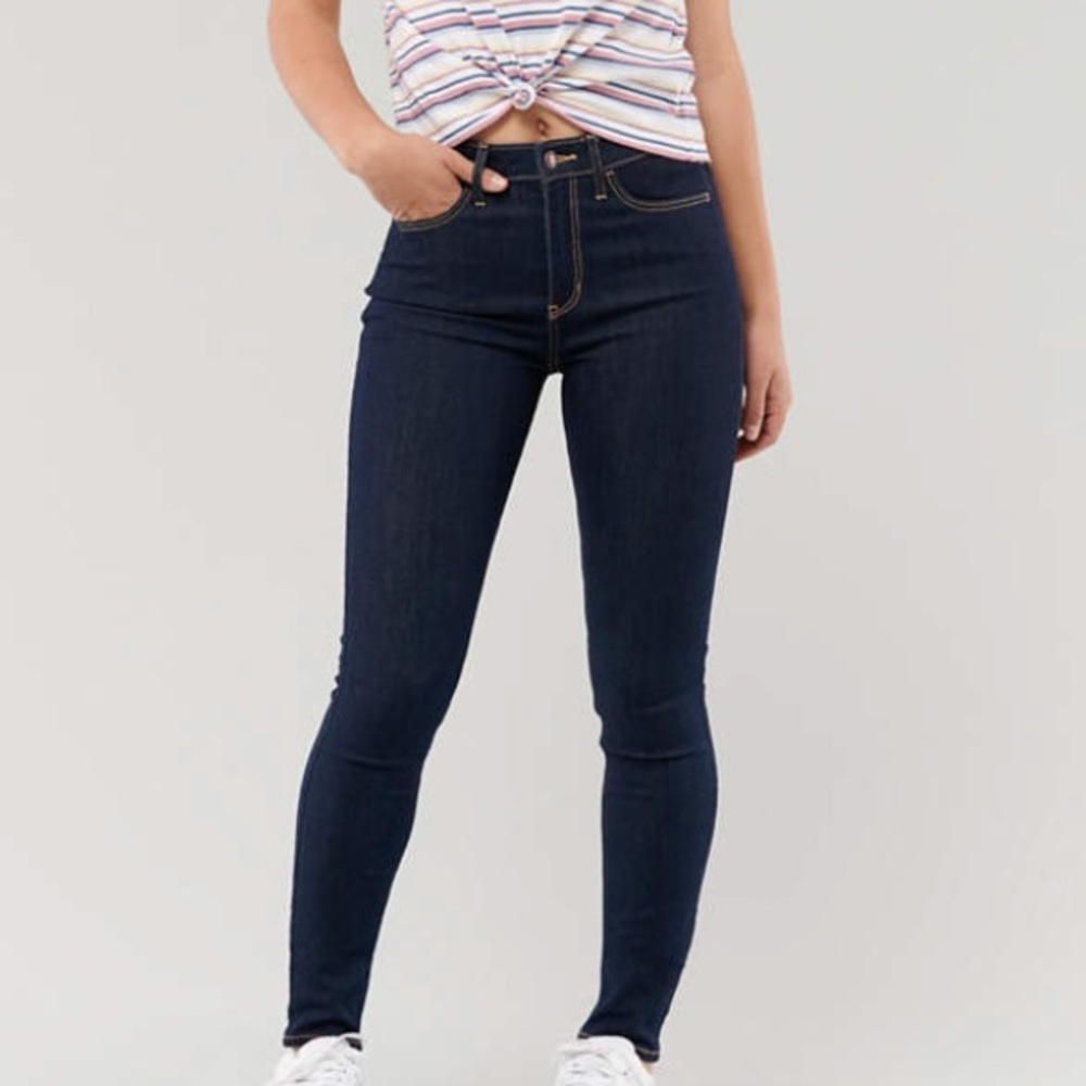 Hollister dark wash jeggings